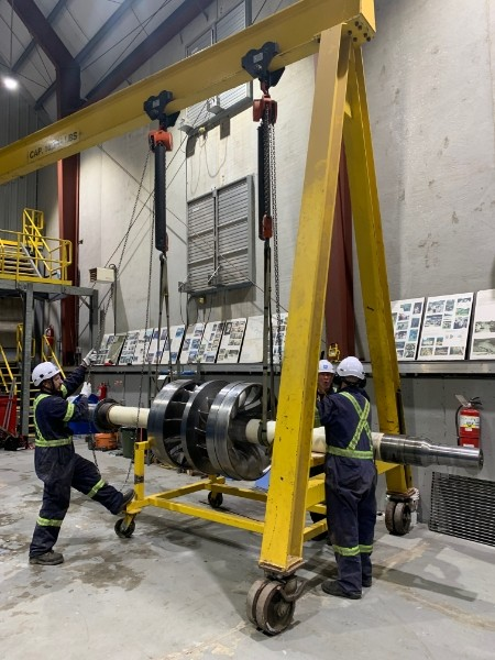 Industrial mechanics at work